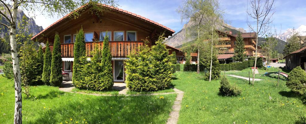 Chalet-Hotel Adler AG Kandersteg Exterior foto